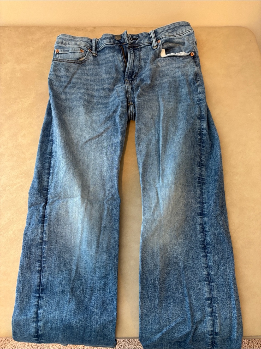 American Eagle Outfitters Men's Bootcut Jeans - Faded Blue